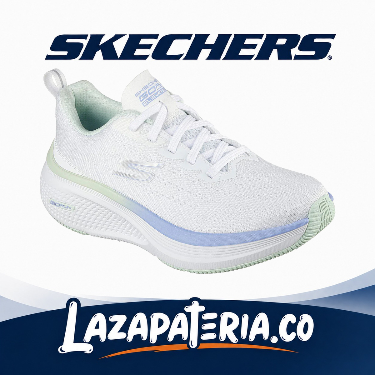 SKECHERS MUJER GORUN BLANCO C12P9000WMNT