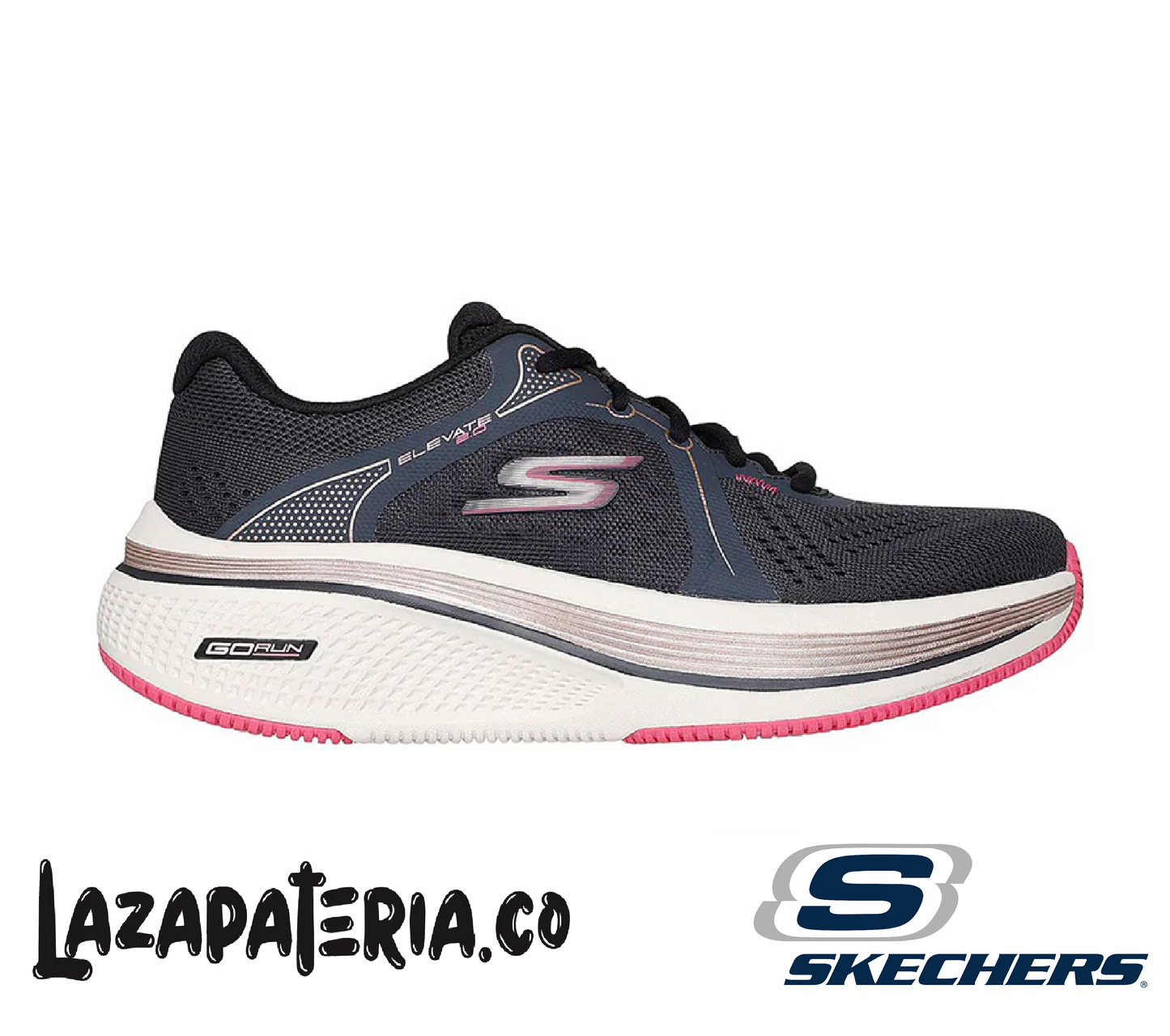 SKECHERS MUJER C12P9005BKPK