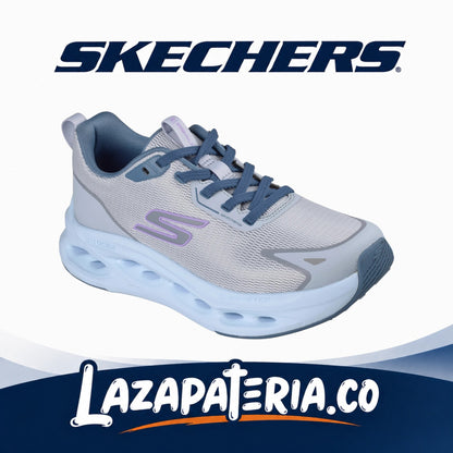 Tenis Skechers Max Cushioning Glide-Step Mujer Gris Multicolor Tukker C12P9409GYMT