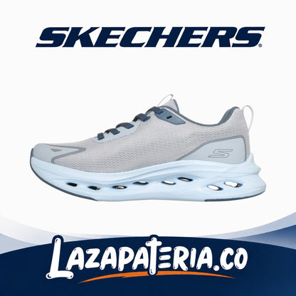 Tenis Skechers Max Cushioning Glide-Step Mujer Gris Multicolor Tukker C12P9409GYMT
