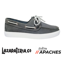 Cargar imagen en el visor de la galería, APACHES HOMBRE CP135 PLAYERO NUBUCK GRIS
