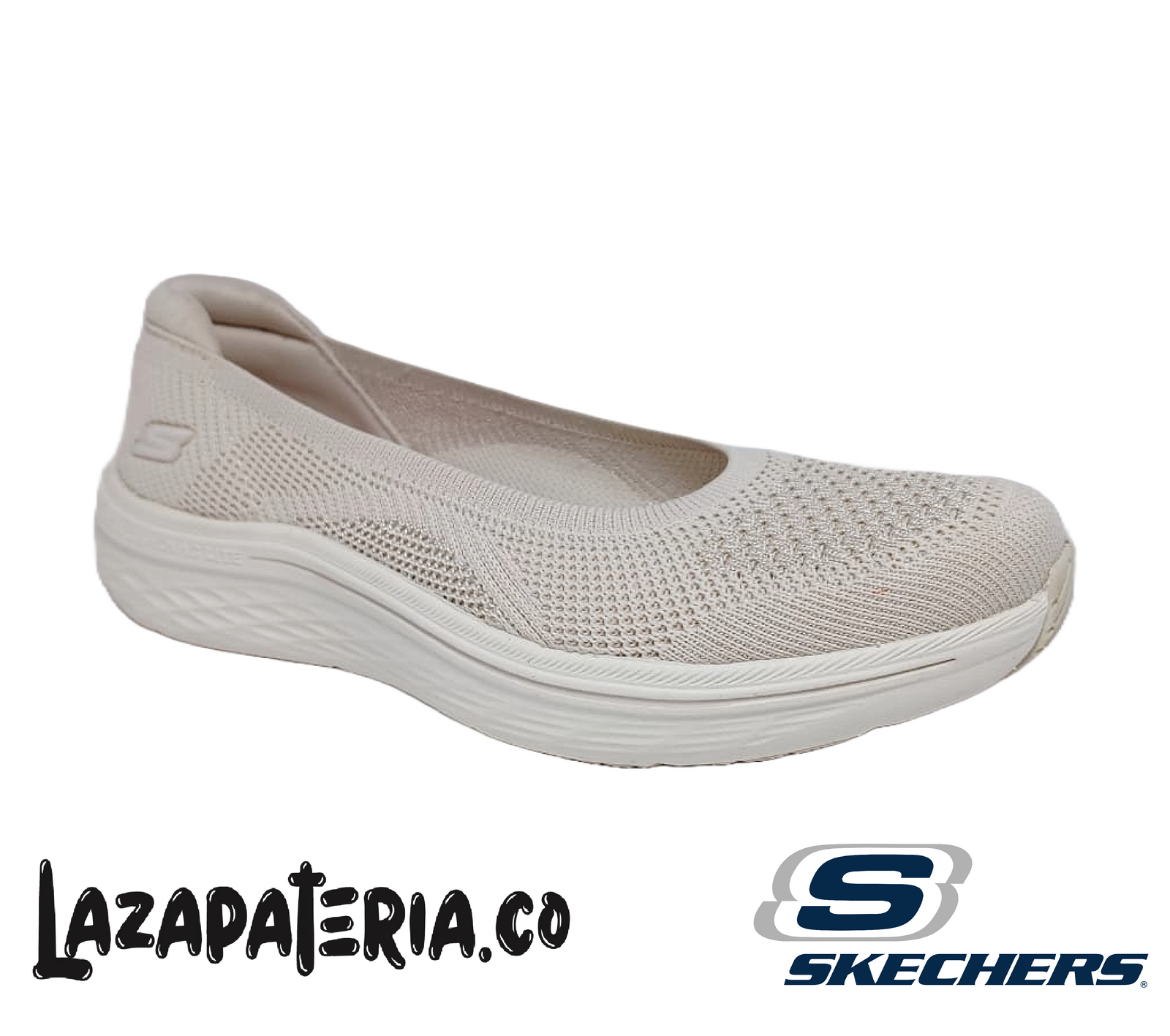 SKECHERS MUJER MAX CUSHIONING LITE BEIGE C13P7470NAT