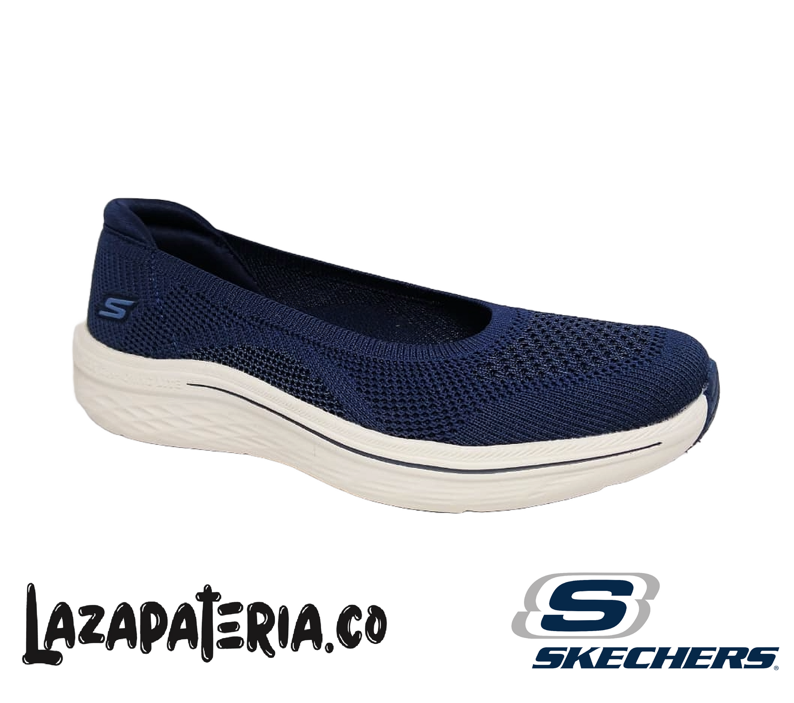 SKECHERS MUJER MAX CUSHIONING LITE AZUL NAVY C13P7470NVY