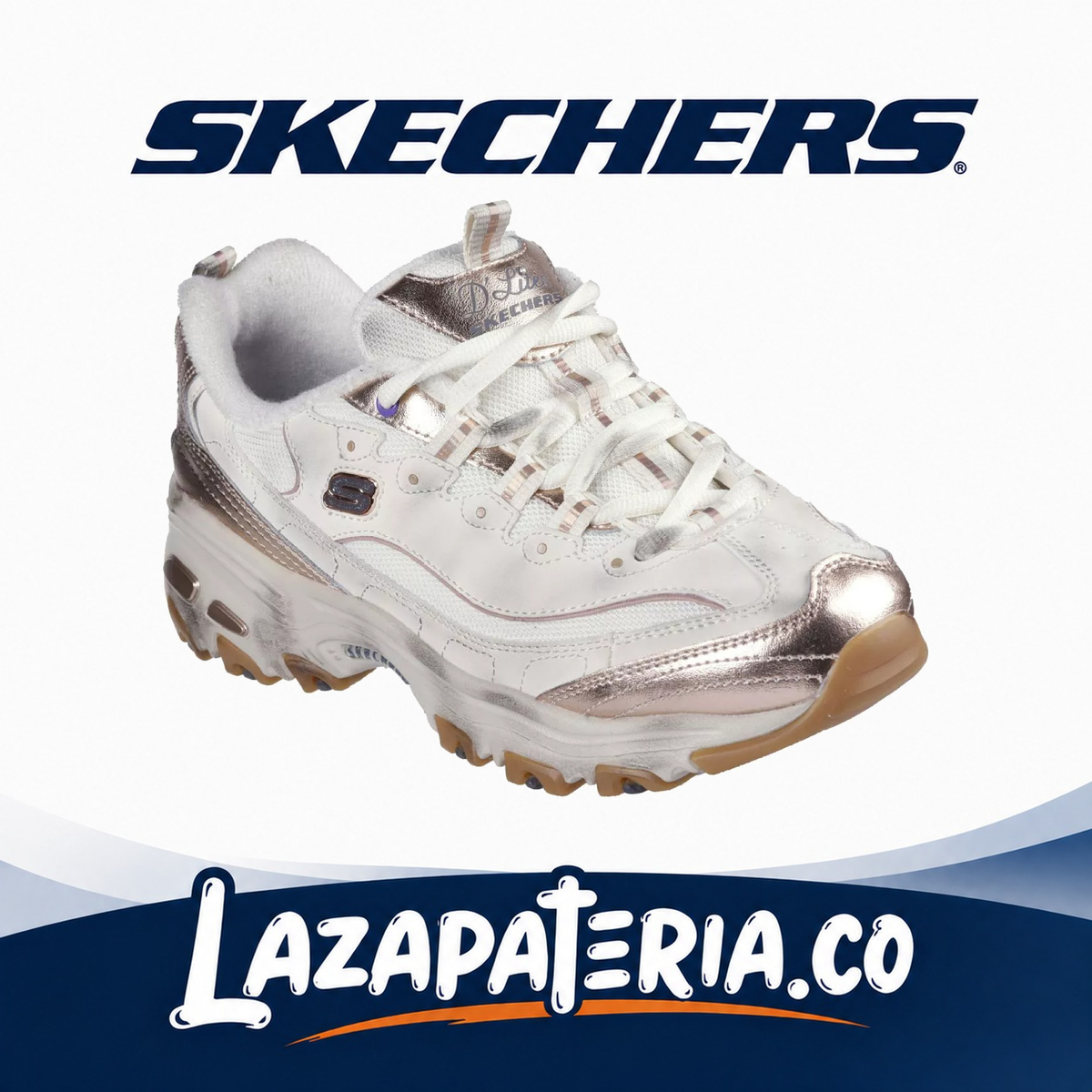 SKECHERS MUJER D'LITES BEIGE C15P0245NTGD