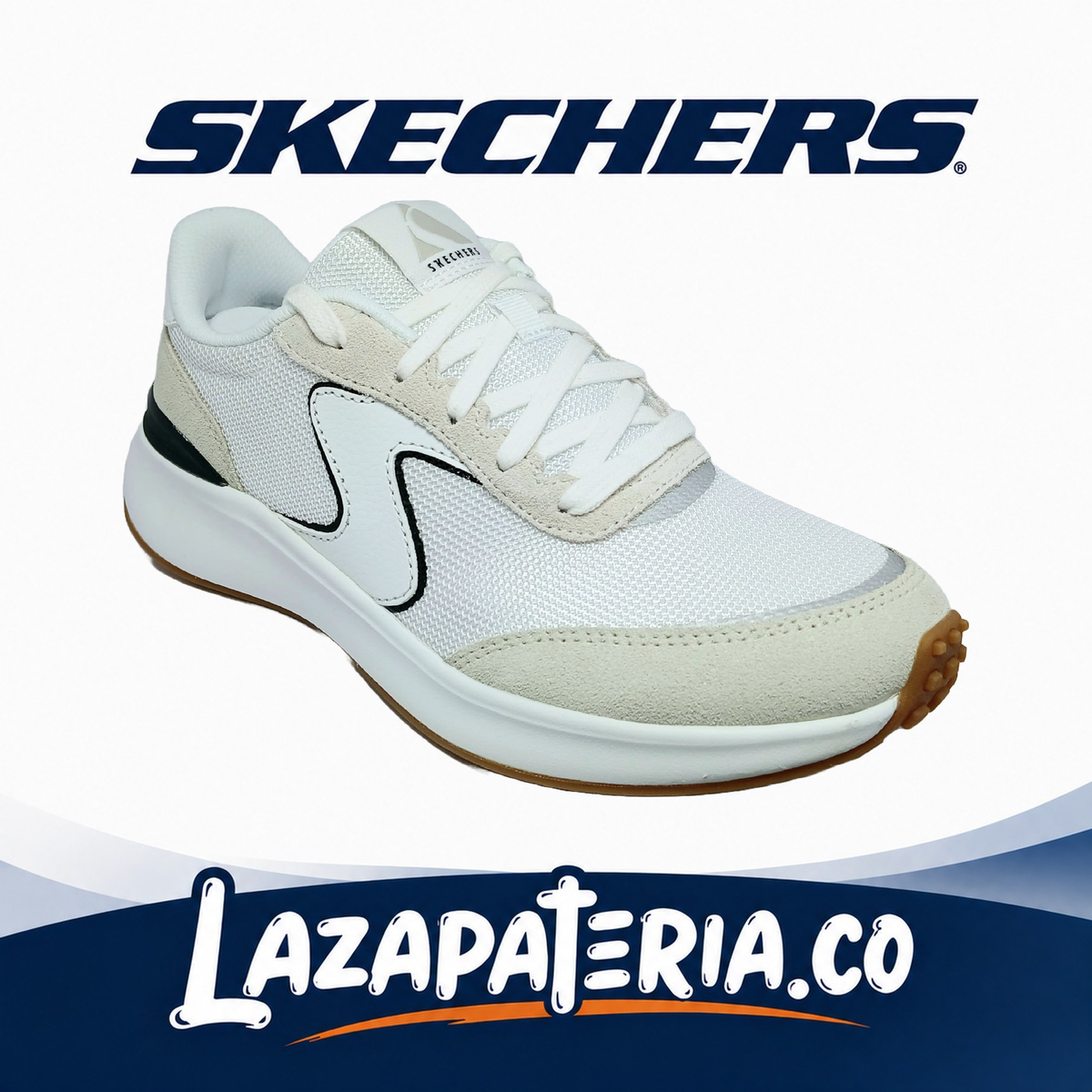SKECHERS MUJER BLVD BLANCO C15P0600WBK