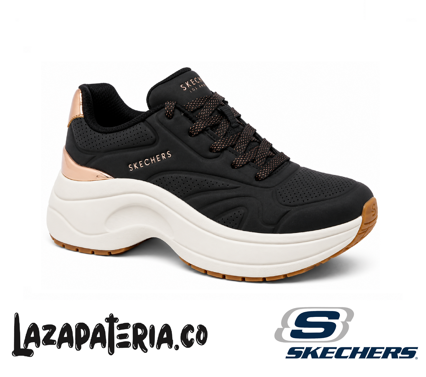 SKECHERS MUJER C17P7442BLK