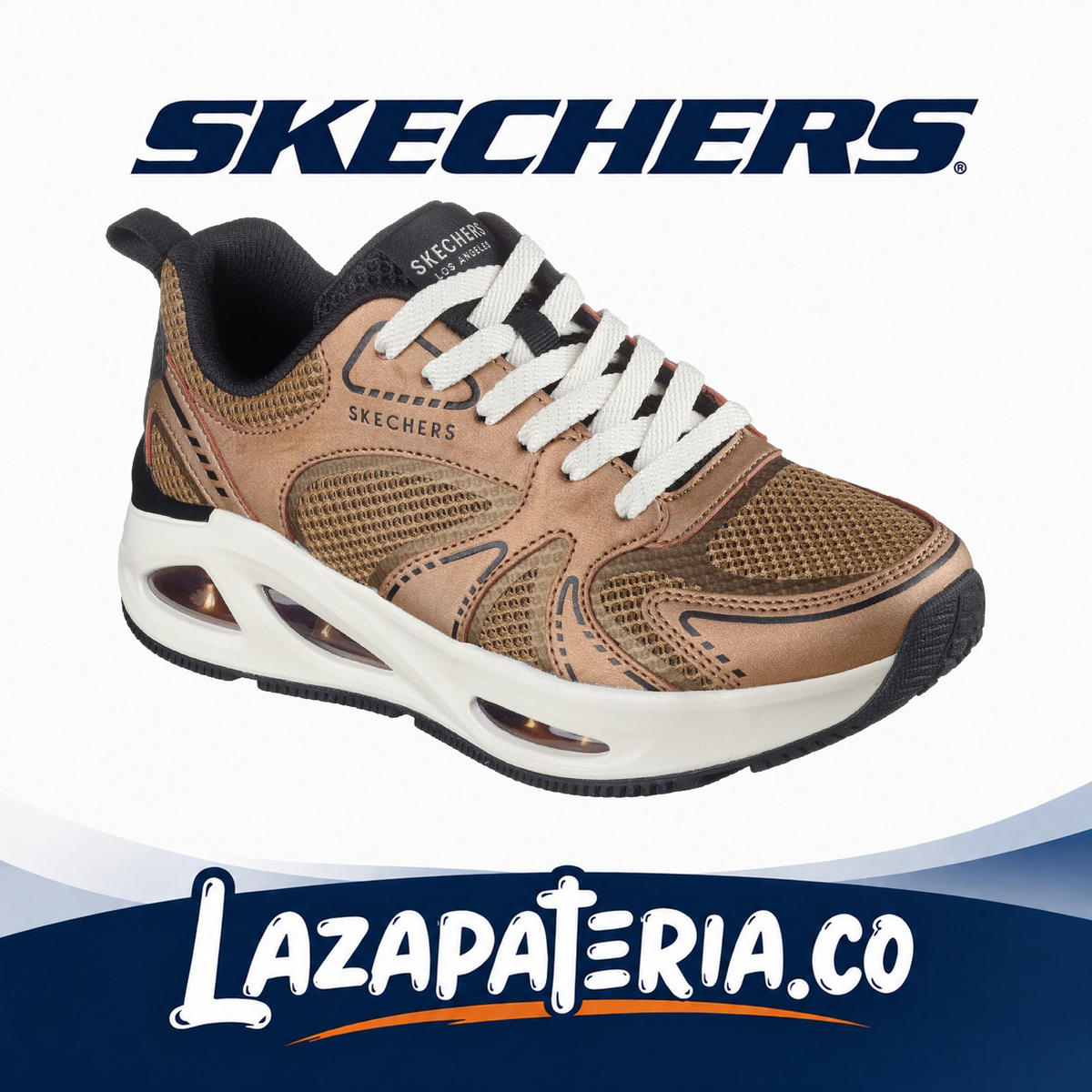 SKECHERS MUJER UNO BRONCE C17P7474BRZ