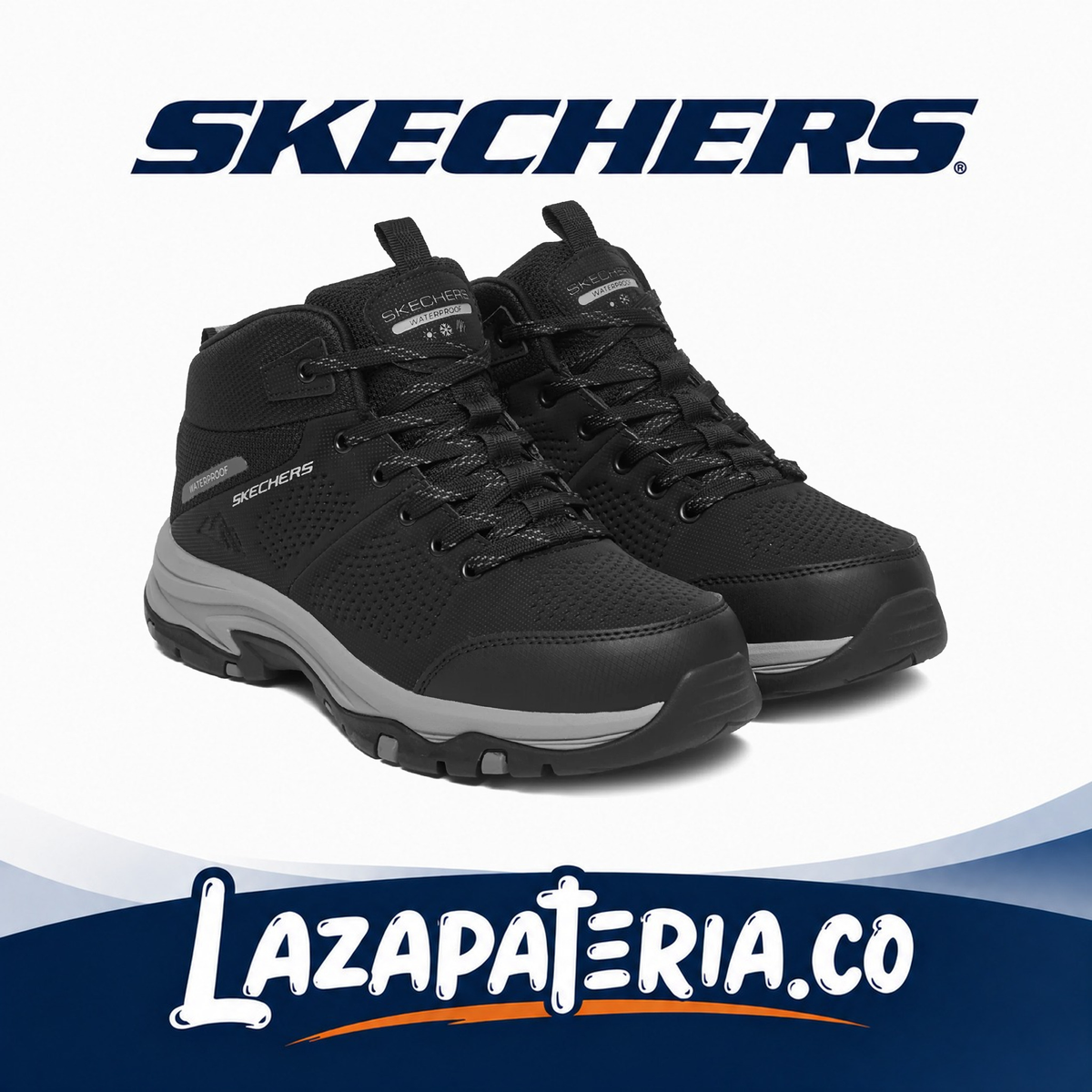 SKECHERS MUJER TREGO NEGRO C18P0005BKCC