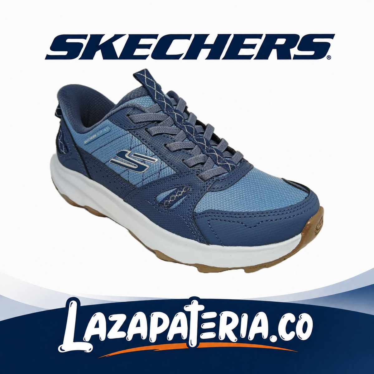 SKECHERS MUJER RIDGE OAK AZUL C18P0248BLSL
