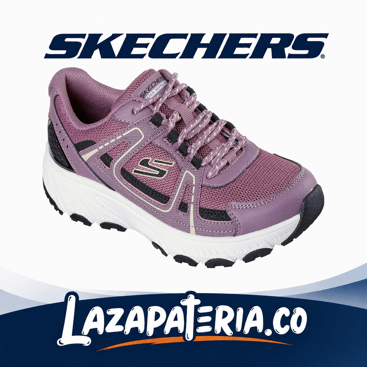 SKECHERS MUJER HILLCREST MORADO C18P0296MVE