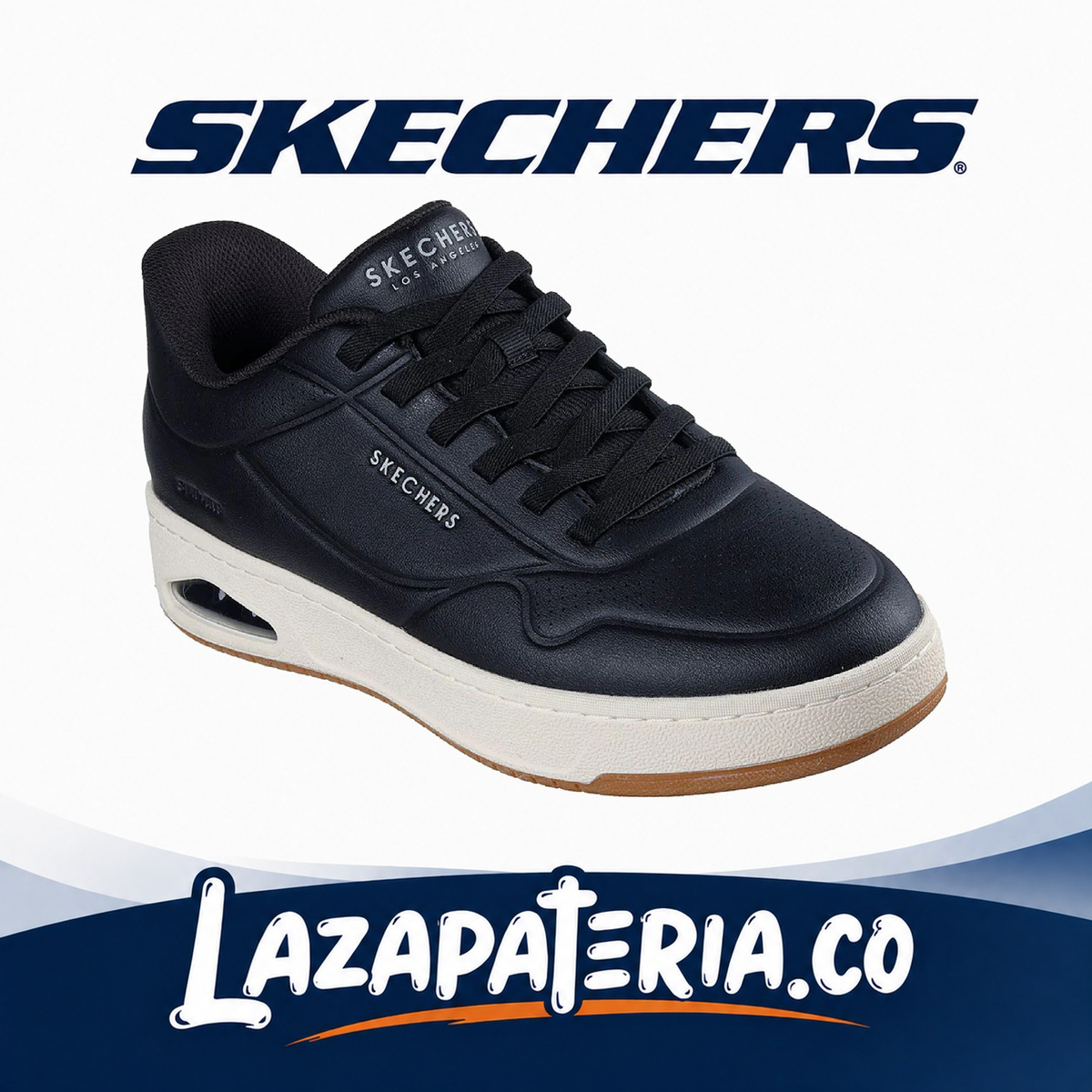 SKECHERS HOMBRE SLIP-INS NEGRO C18P3156BLK