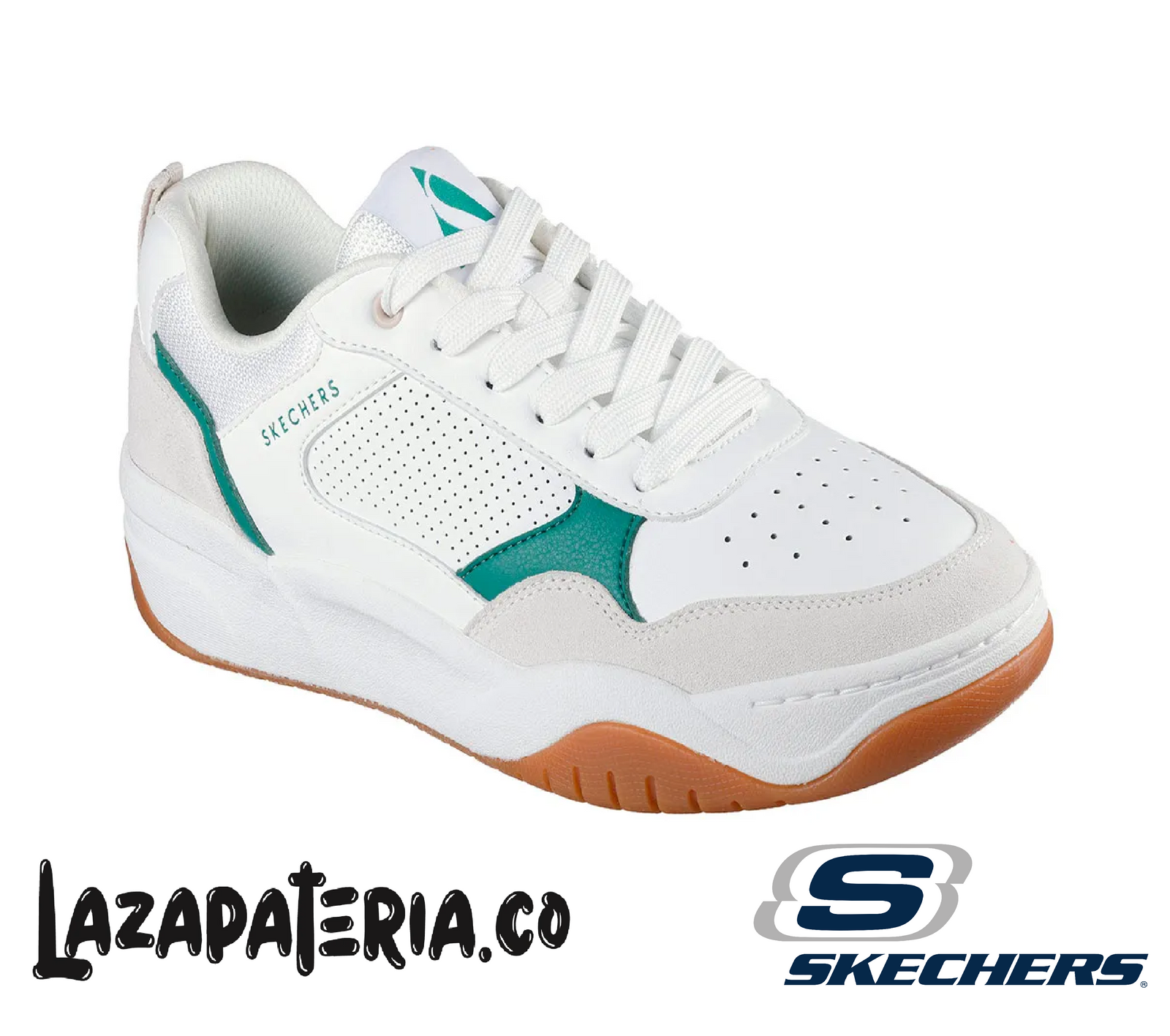 SKECHERS HOMBRE STREET ODYSSEY BLANCO C18P3320WGRN