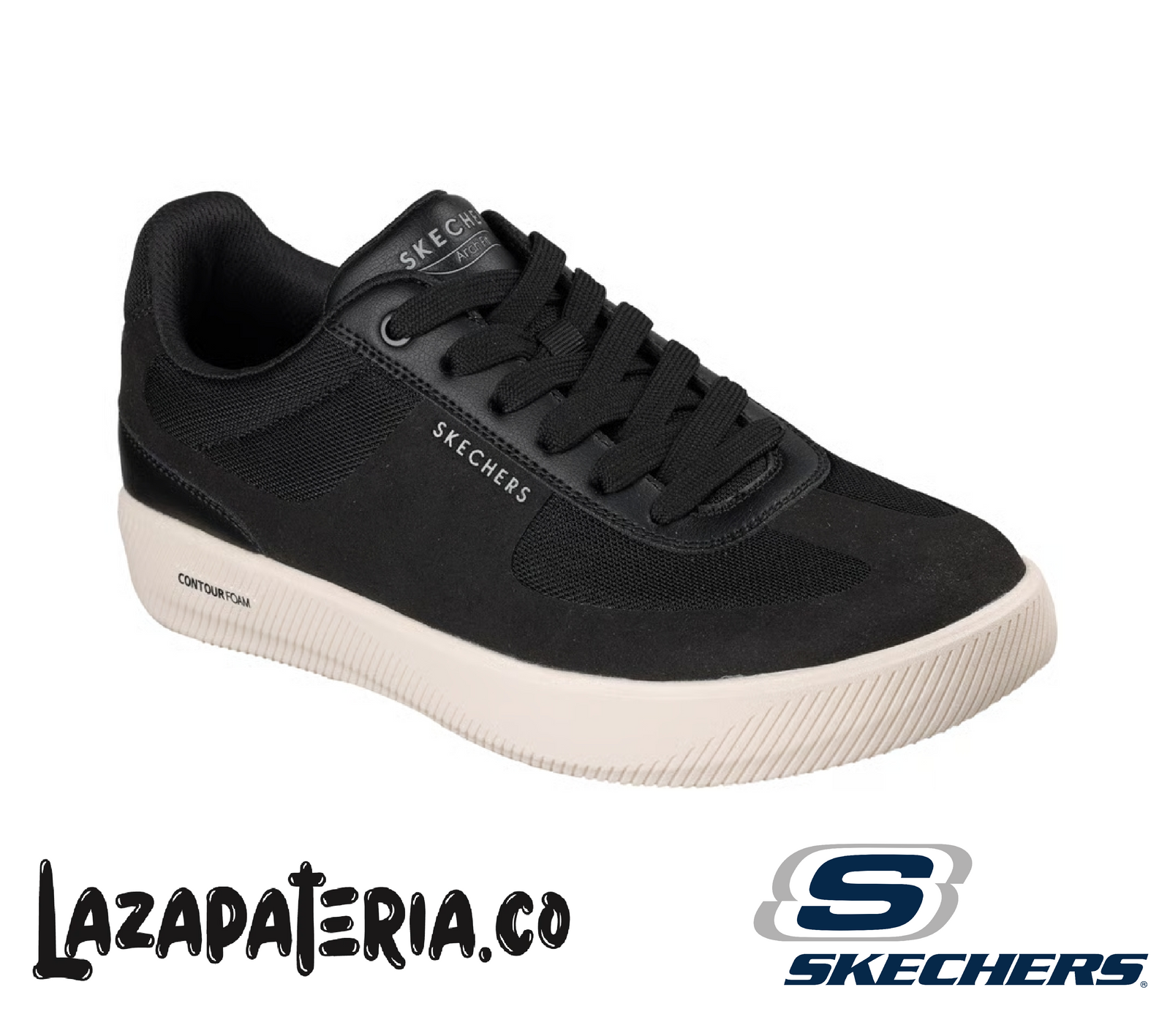 SKECHERS HOMBRE ARCH FIT NEGRO C18P3400BLK