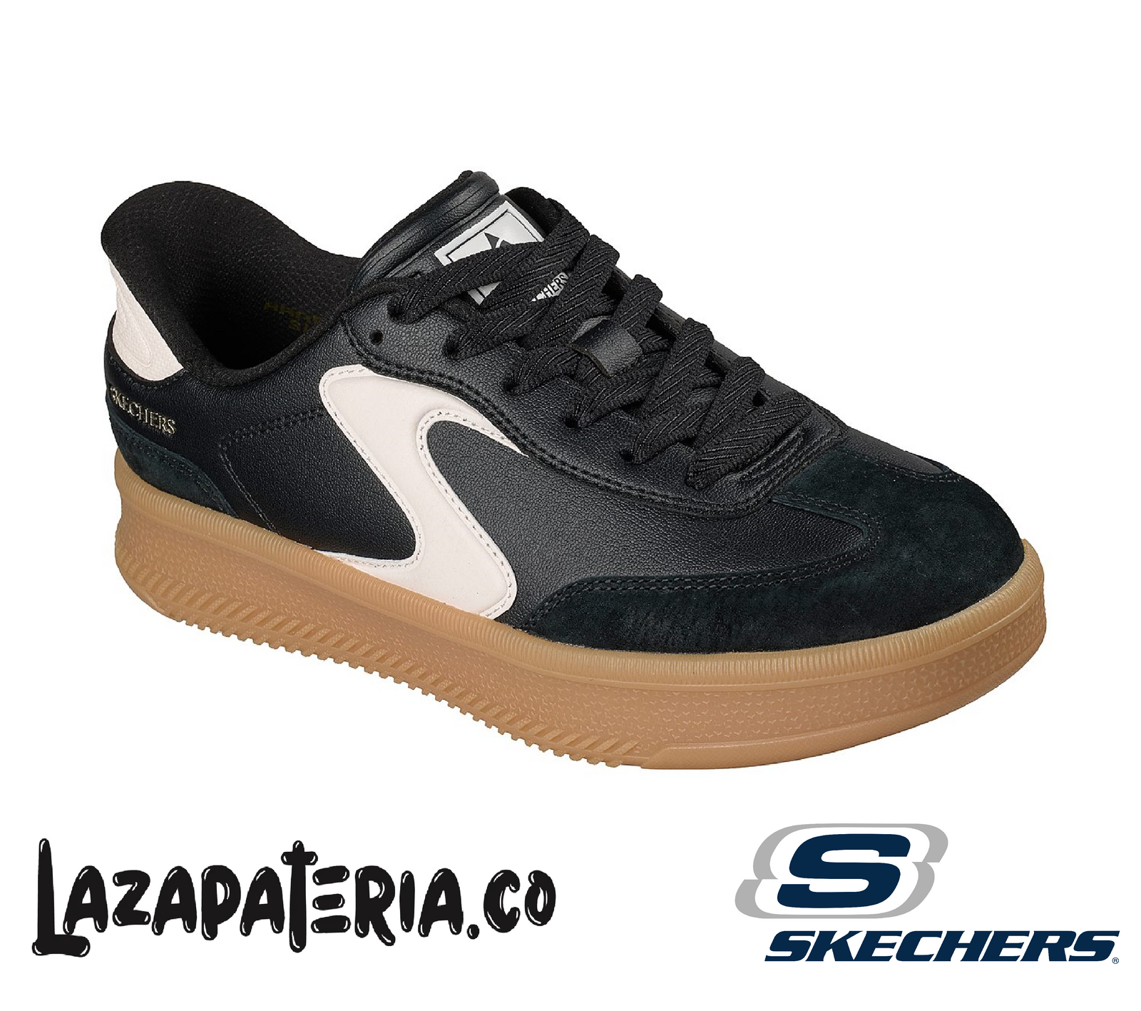 SKECHERS MUJER SLIP-INS NEGRO C18P5460BKW