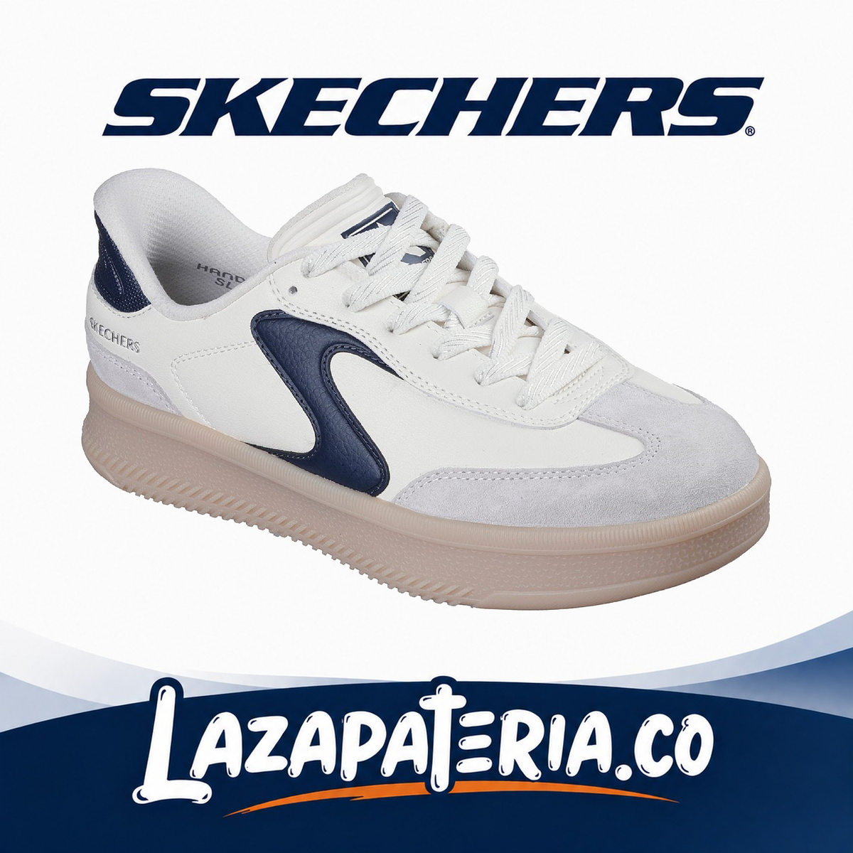 SKECHERS MUJER SLIP-INS BLANCO C18P5460OFNV