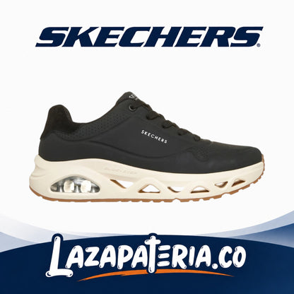 Tenis Skechers Street Gamuza Mujer Negro C19P0120BLK