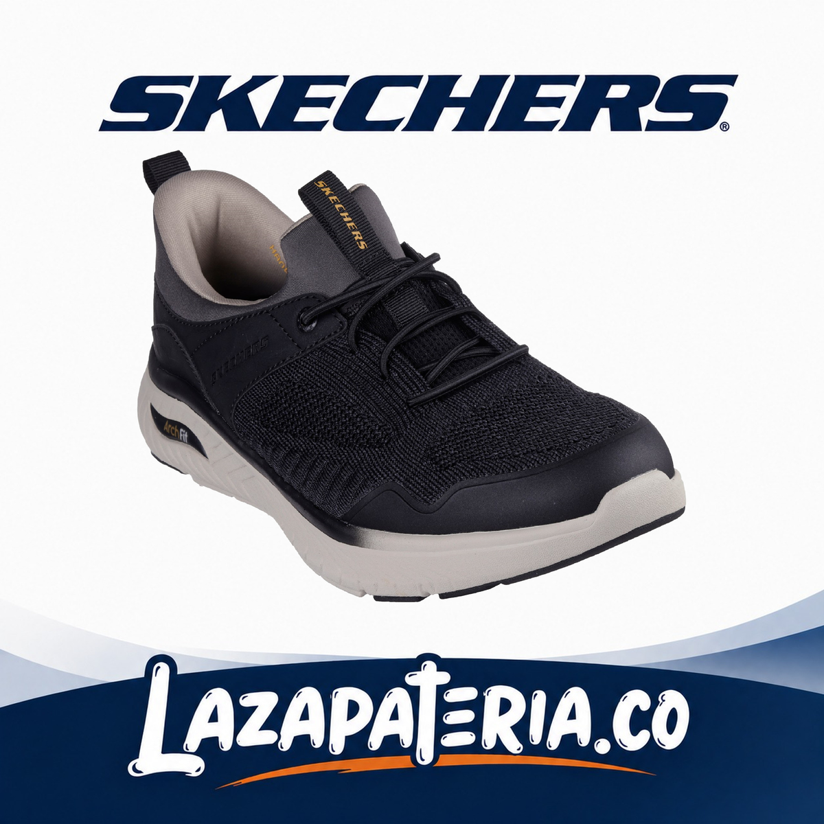 SKECHERS HOMBRE SLIP-INS NEGRO C20P5340BLK