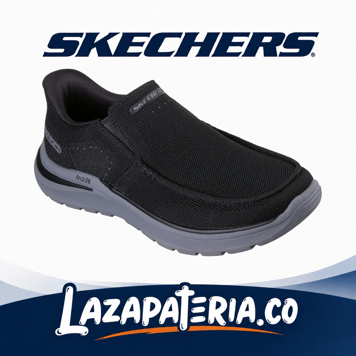 SKECHERS HOMBRE NEGRO C20P5491BLK