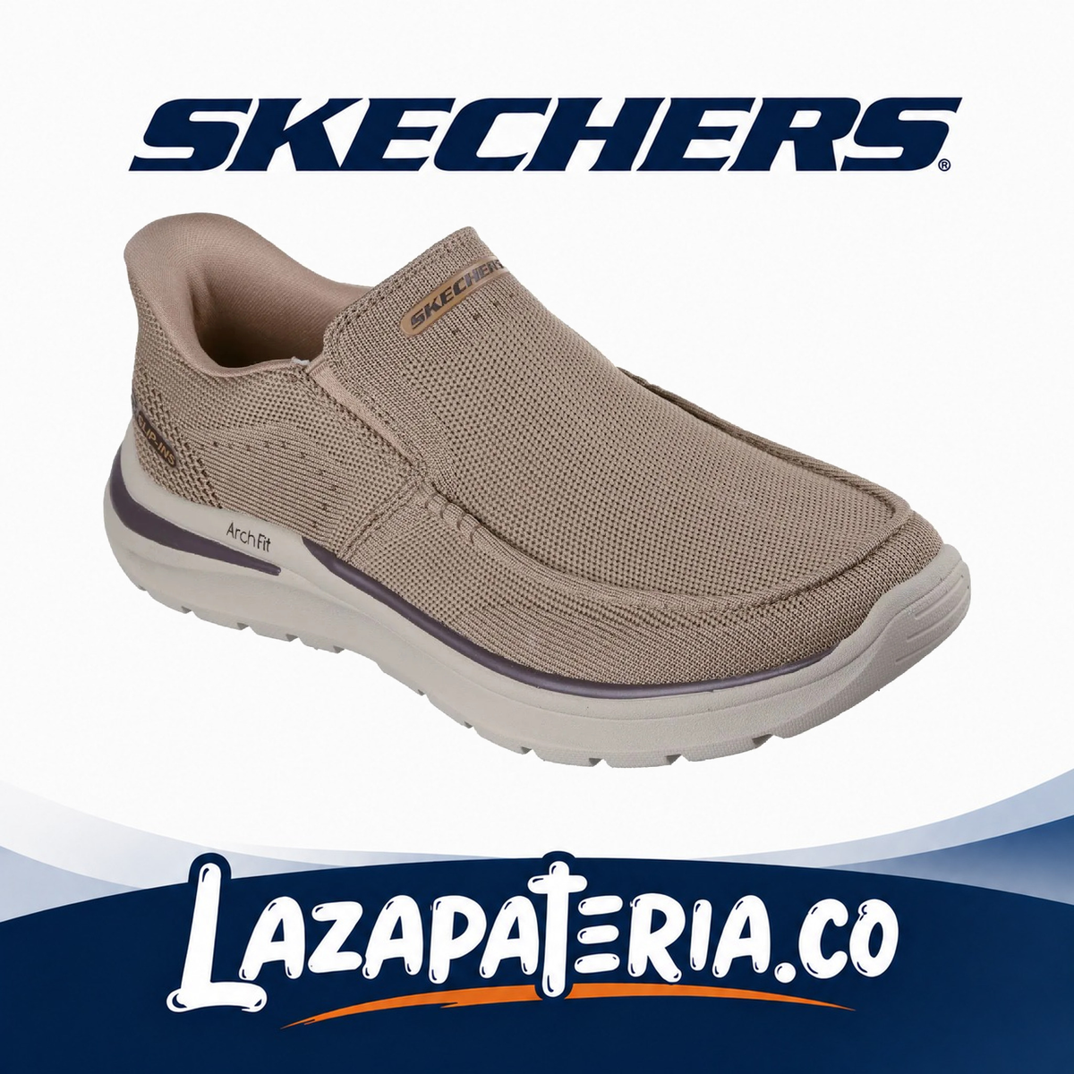 SKECHERS HOMBRE BEIGE C20P5491TPE