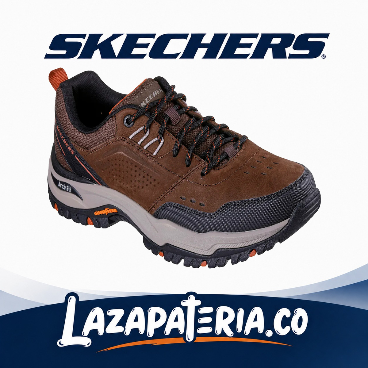 SKECHERS HOMBRE ARCH FIT CAFÉ C20P5634CHOC