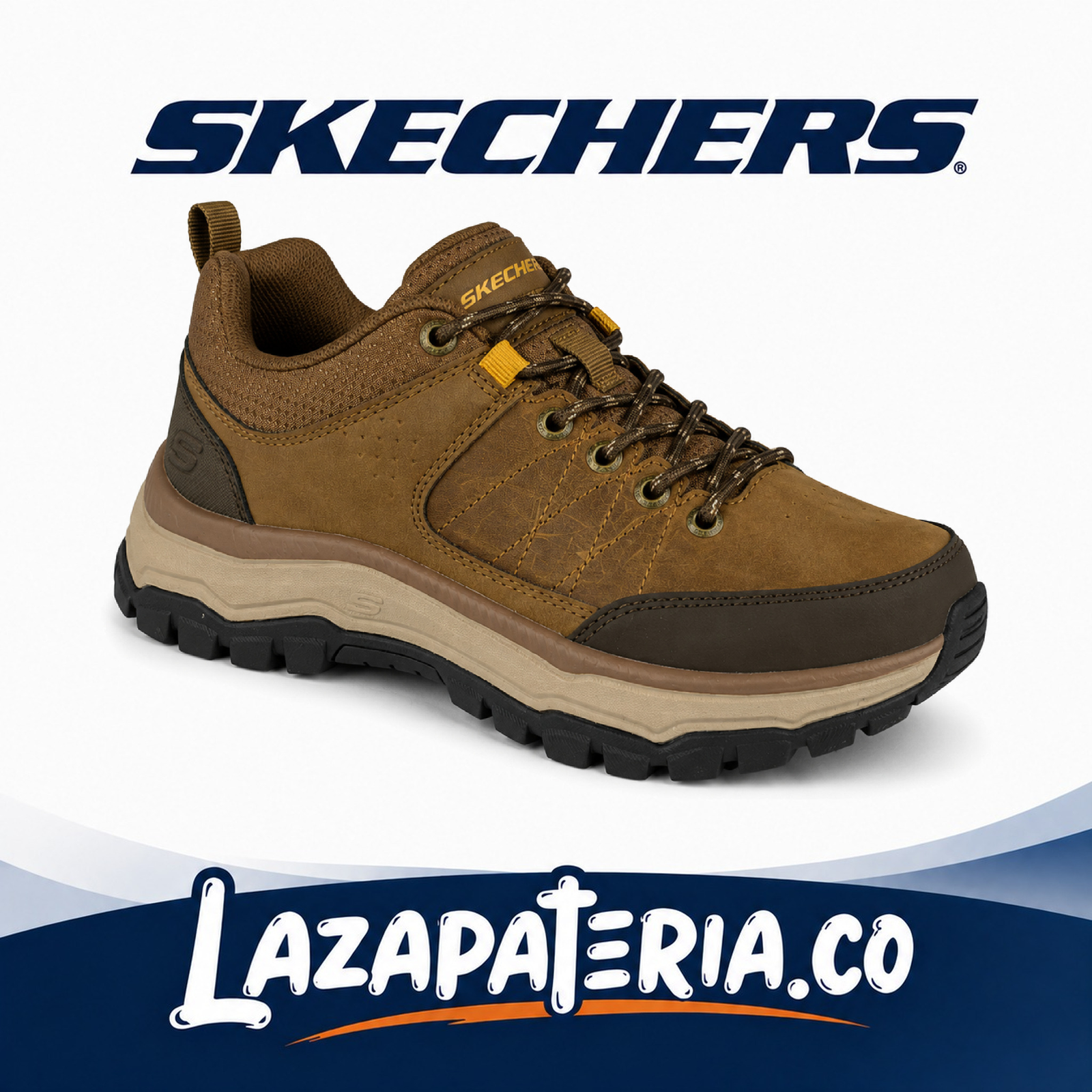 SKECHERS HOMBRE RELAXED FIT BEIGE C20P5685DSRT