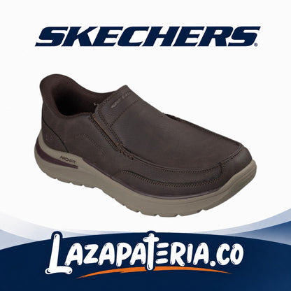 Zapatos Skechers Slip-ins Arch Fit Superior Hombre Café Chocolate Mantis C20P5917CHOC