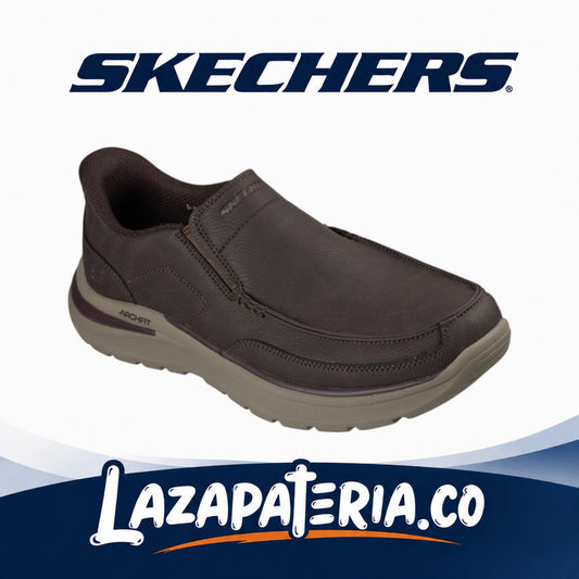Zapatos Skechers Slip-ins Arch Fit Superior Hombre Café Chocolate Mantis C20P5917CHOC