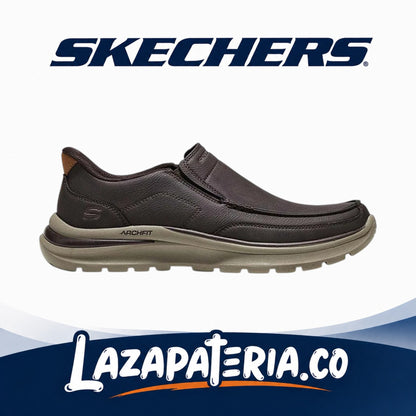 Zapatos Skechers Slip-ins Arch Fit Superior Hombre Café Chocolate Mantis C20P5917CHOC
