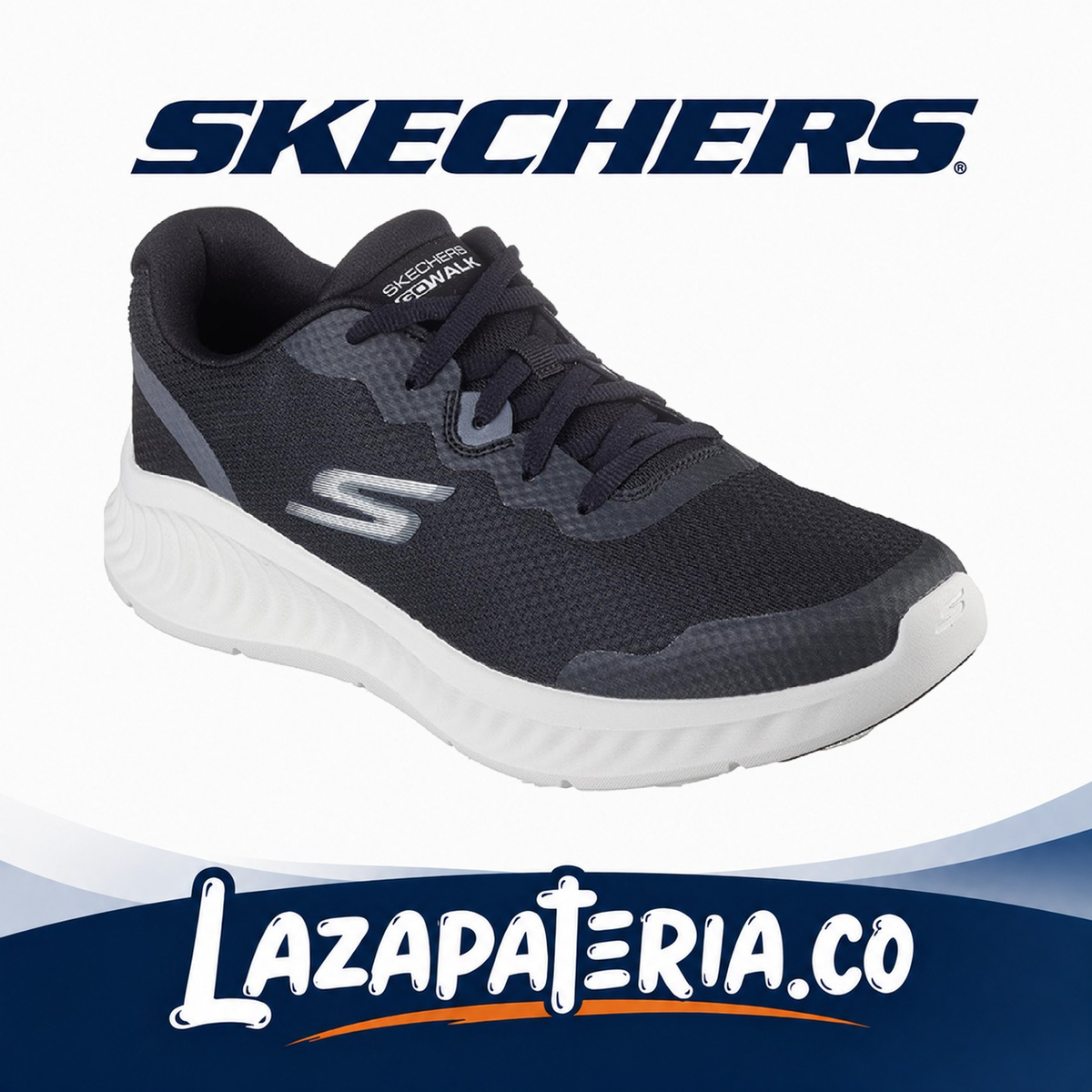 SKECHERS HOMBRE GO WALK NOW NEGRO C21P6373BLK