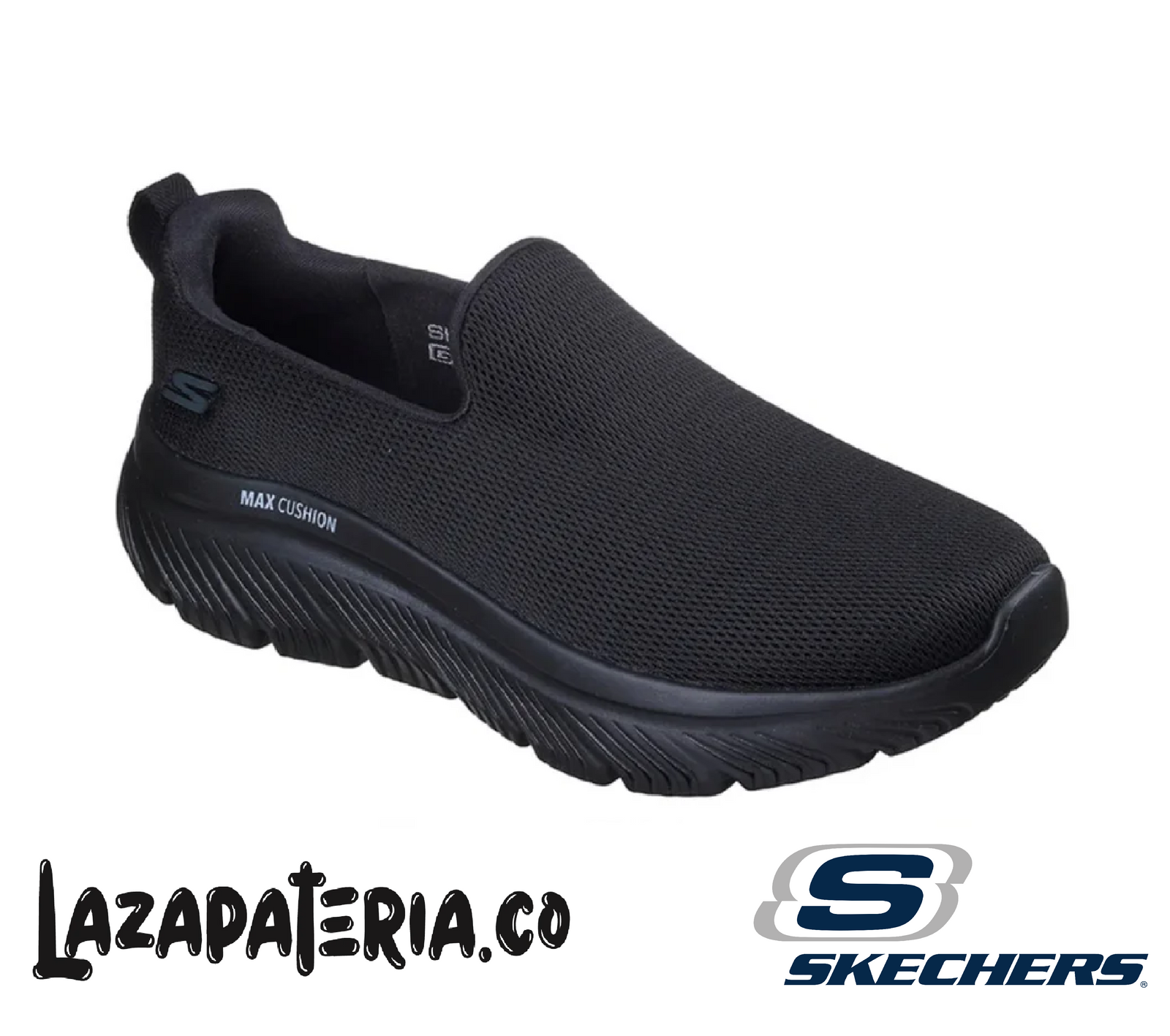 SKECHERS HOMBRE GO WALK MAX CUSHIONING NEGRO C21P7132BBK