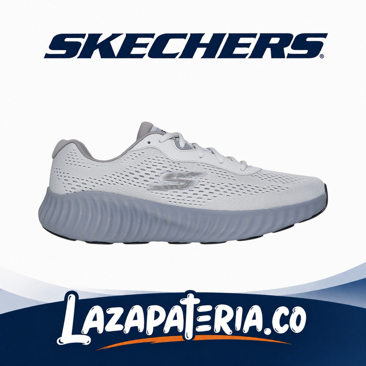 Tenis Skechers GO RUN NOW - Lightdrive Hombre Gris Carbón C22P0382GYCC