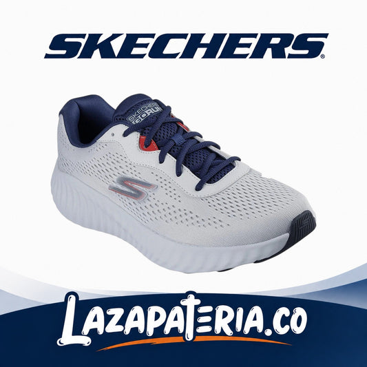 Tenis Skechers GO RUN NOW - Lightdrive Hombre Gris Azul C22P0382GYNV