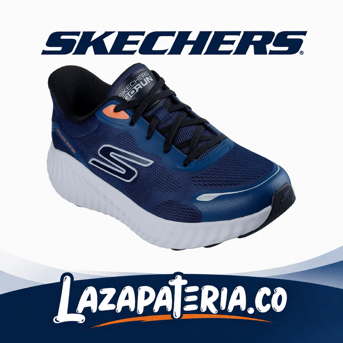 SKECHERS HOMBRE GORUN AZUL NAVY C22P0392NVY