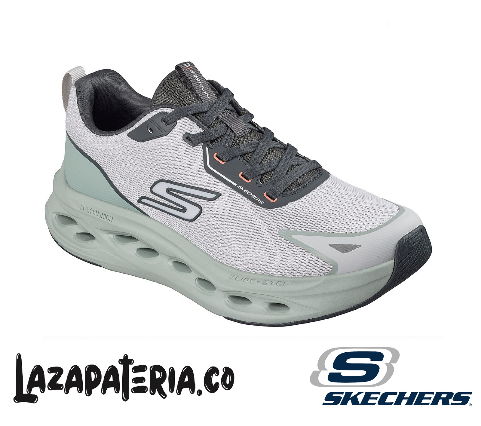 SKECHERS HOMBRE MAX CUSHIONING GRIS C22P0417GYCC
