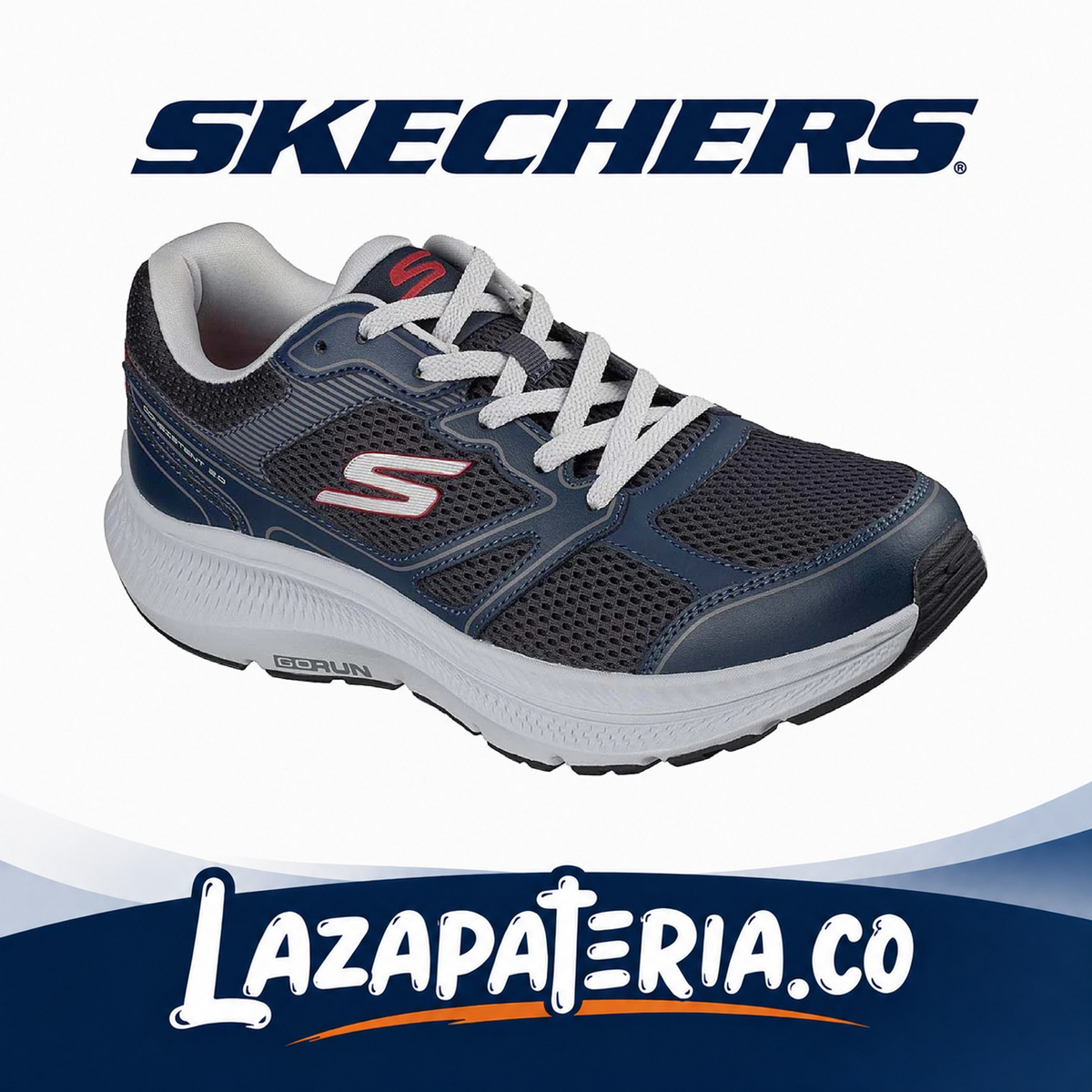 SKECHERS HOMBRE GORUN AZUL NAVY C22P0861NVY