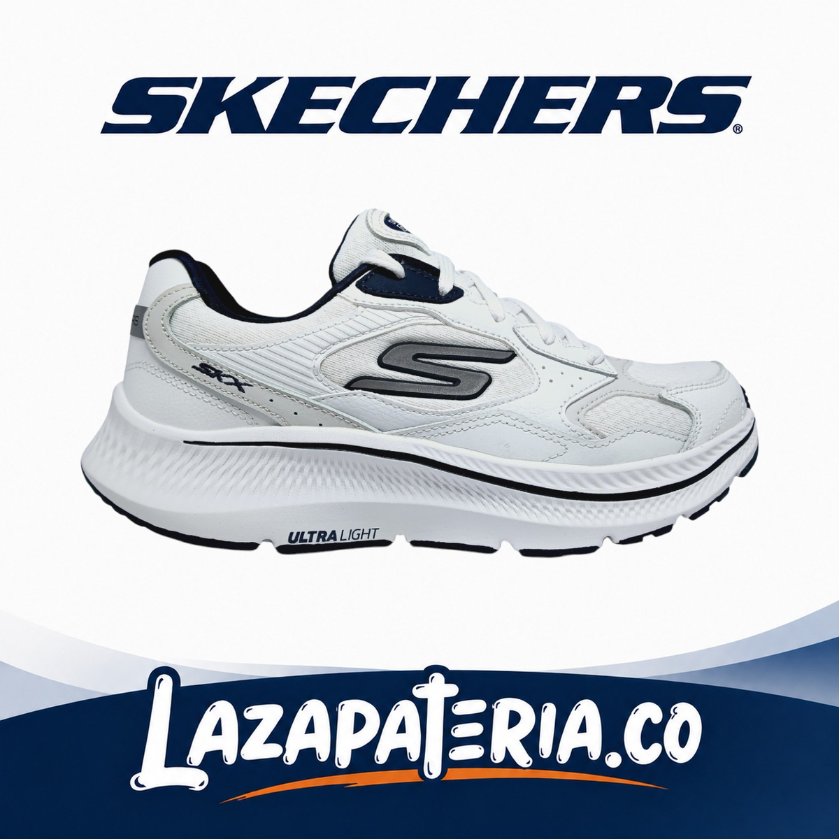 SKECHERS HOMBRE GORUN BLANCO C22P0881WNV