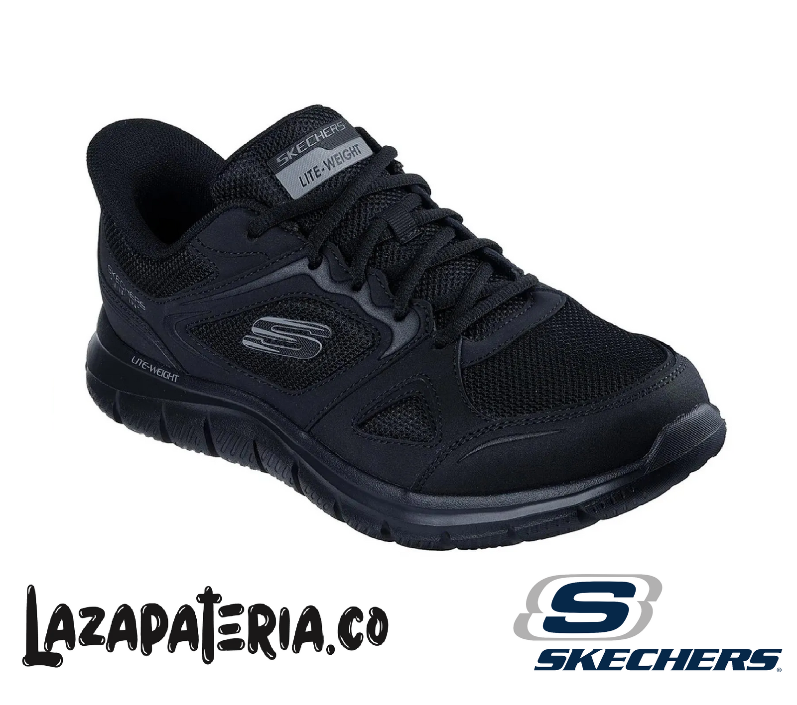 SKECHERS HOMBRE SLIP-INS NEGRO C23P3039BBK