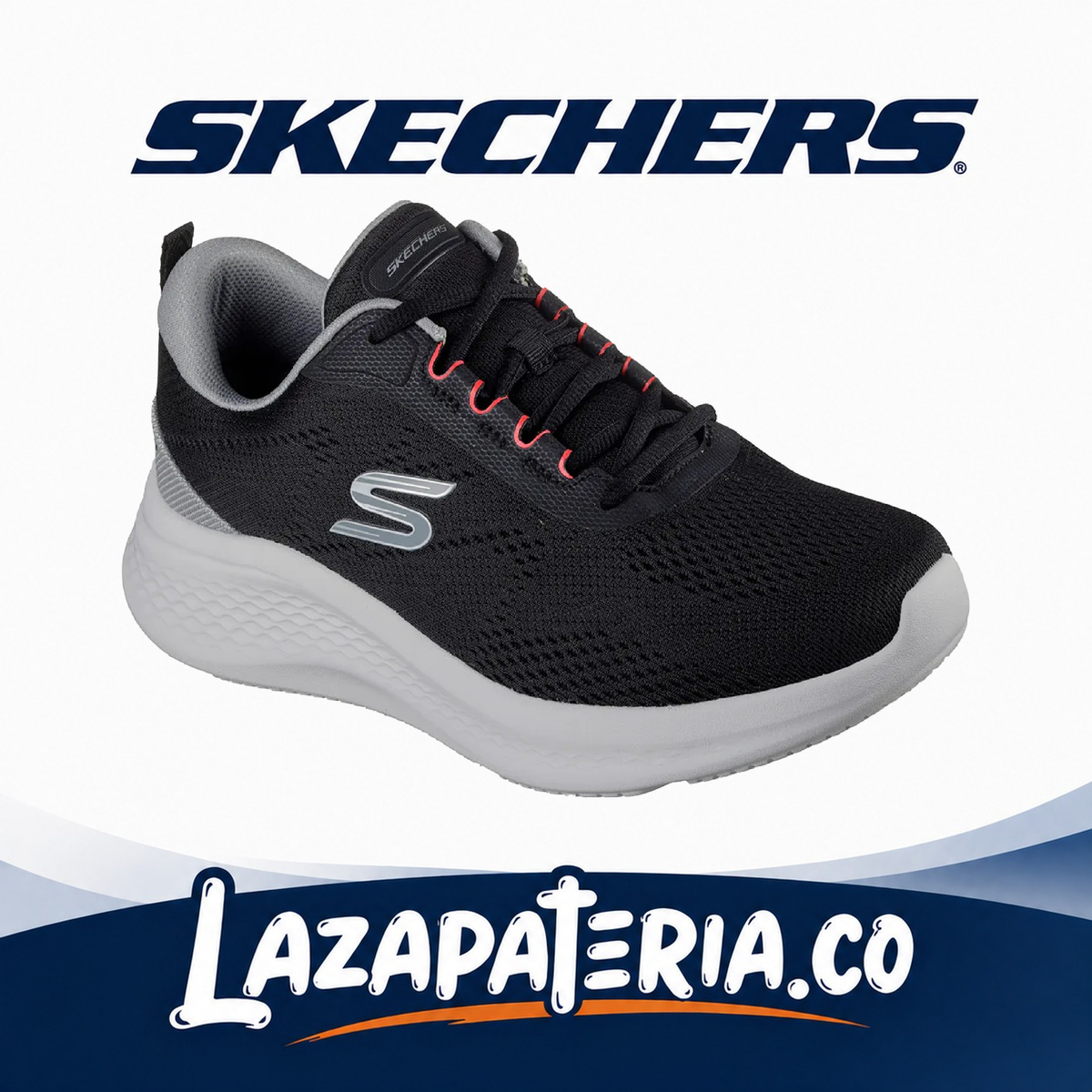SKECHERS HOMBRE SKECH-LITE PRO NEGRO C23P3184BKGY