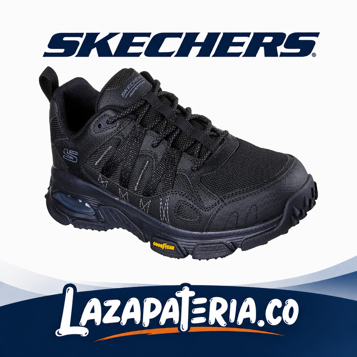 SKECHERS HOMBRE SKECH-AIR NEGRO C23P7211BBK