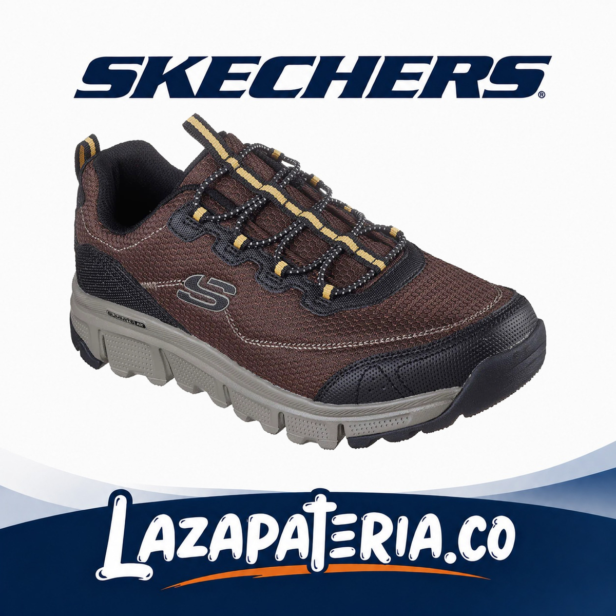 SKECHERS HOMBRE SUMMITS CAFÉ C23P7704BRBK