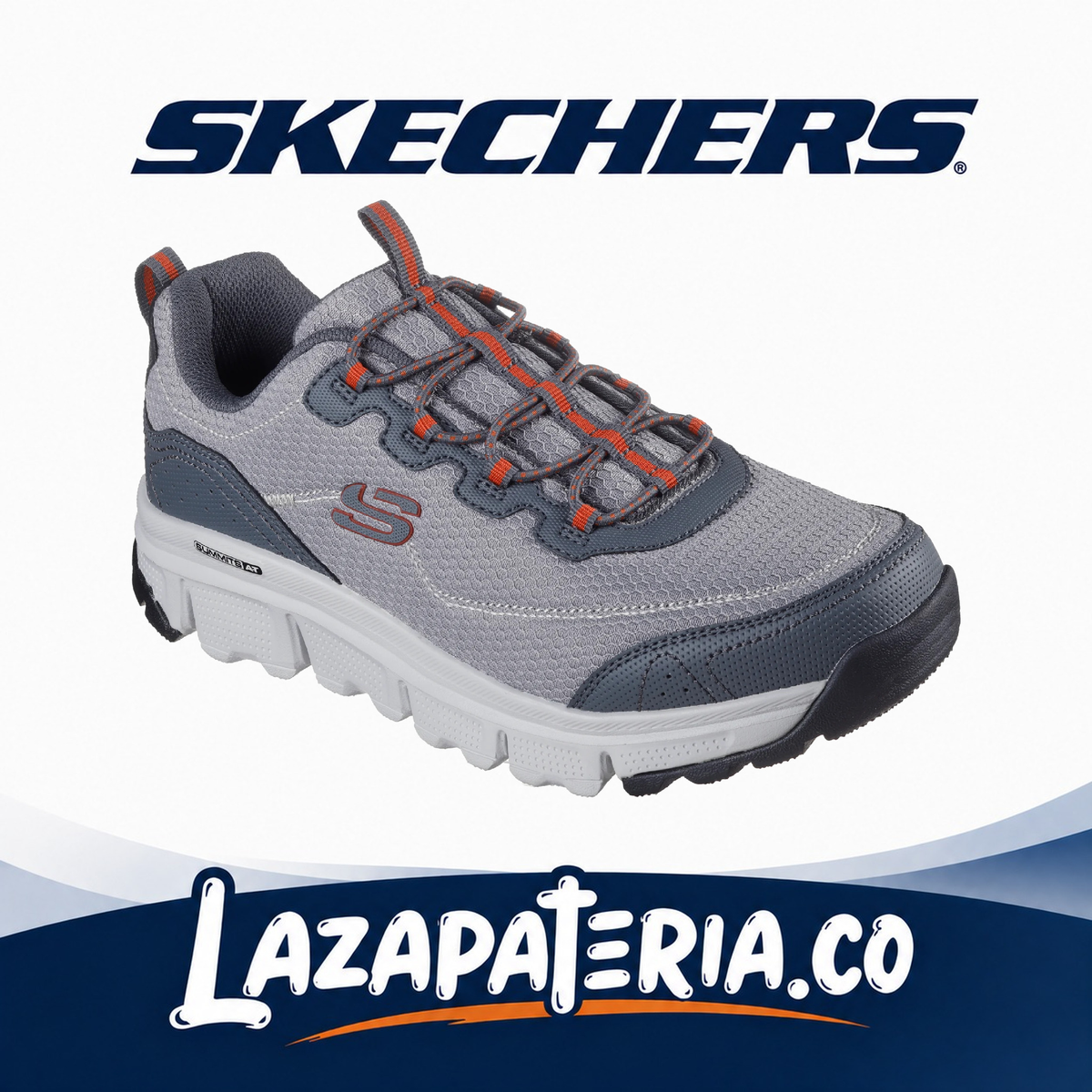 SKECHERS HOMBRE SUMMITS GRIS C23P7704GYOR