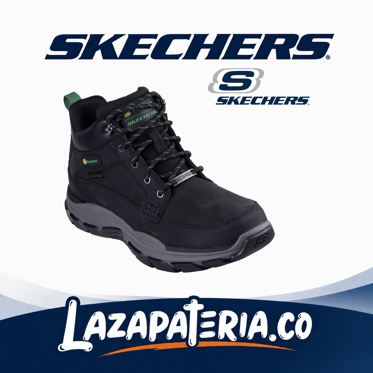 SKECHERS HOMBRE RESPECTED NEGRO C25P6003BLK