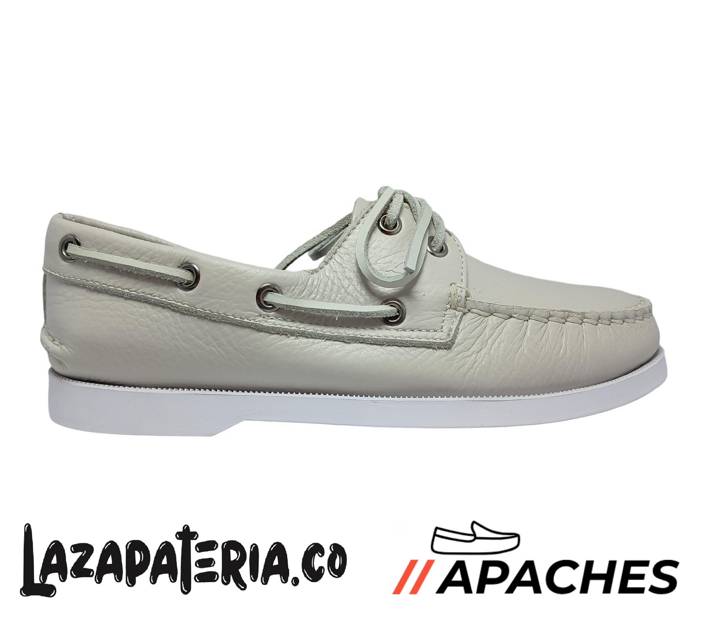 APACHES HOMBRE CP29 BEIGE SUELA BLANCA
