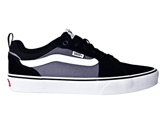 FILMORE ZAPATO LONA GRIS X NEGRO LOGO Y SUELA BLANCA