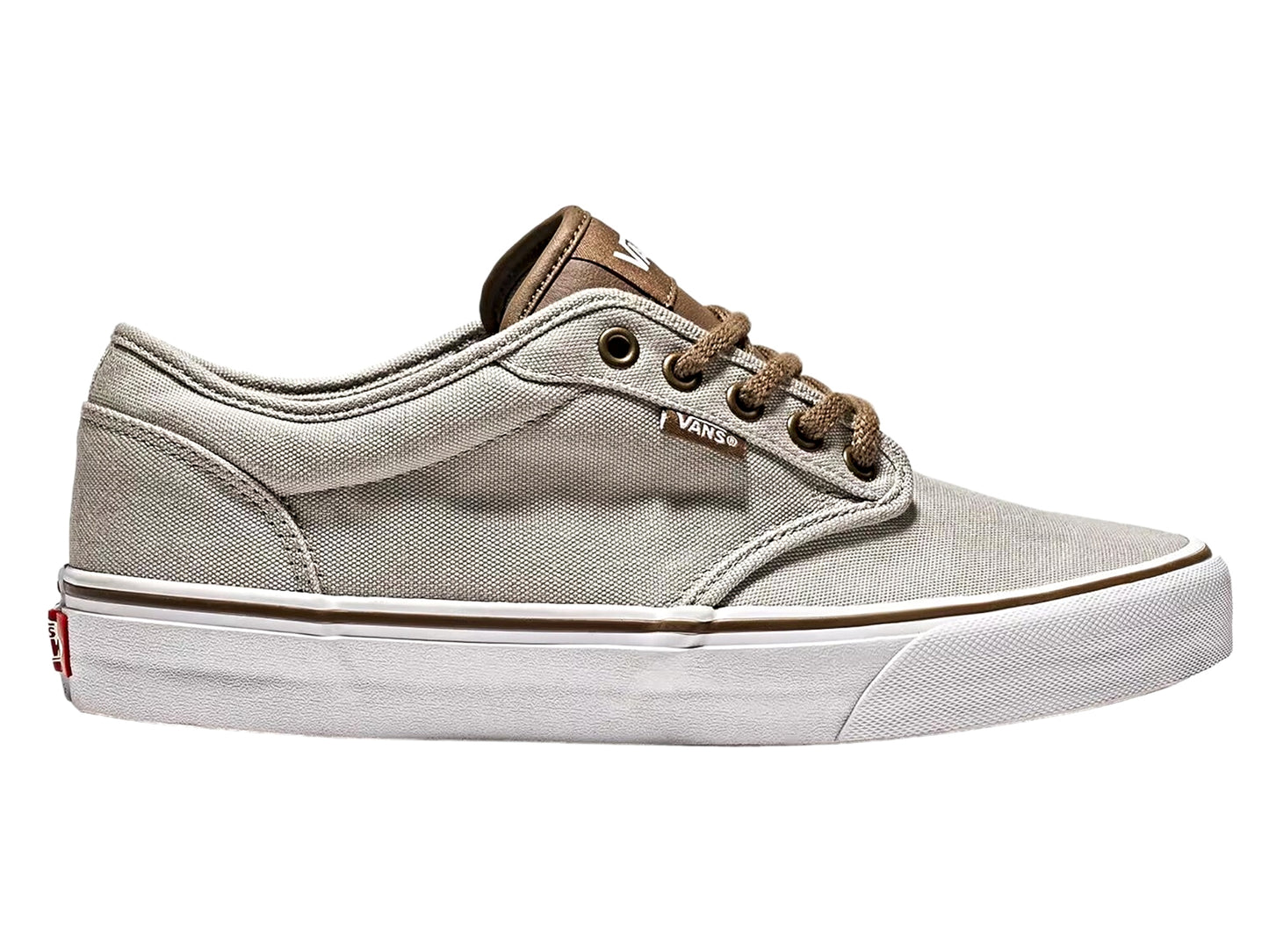 ATWOOD ZAPATO LONA GRIS CORDON CAFÉ SUELA BLANCO