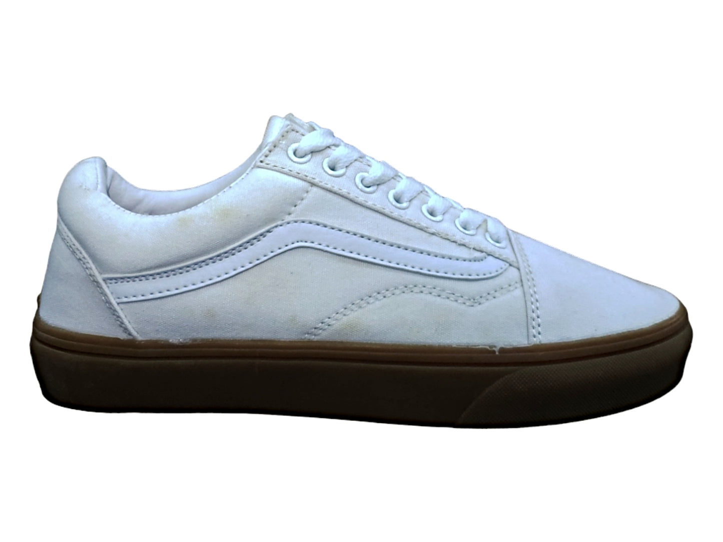 OLD SCHOOL BLANCO SUELA DE GOMA