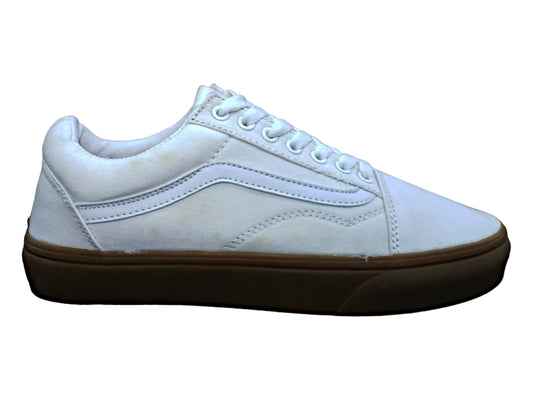 OLD SCHOOL BLANCO SUELA DE GOMA