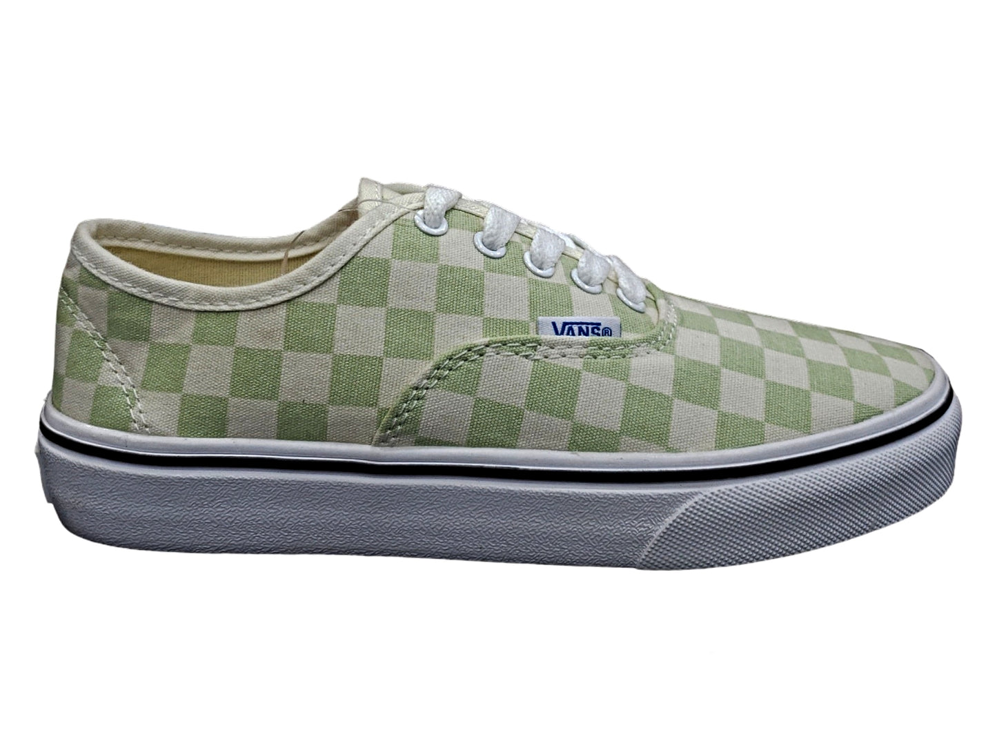 AUTHENTIC LONA CUADROS BLANCO x VERDE