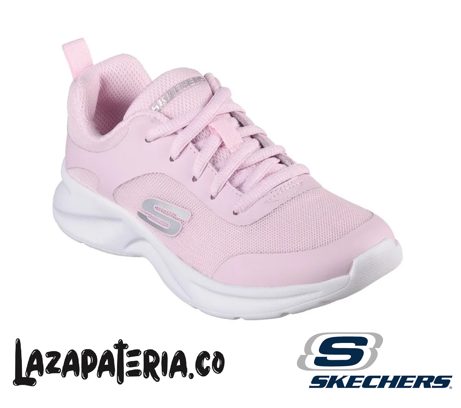 SKECHERS NIÑA DYNAMATIC ROSADO C30P3553LLTPK