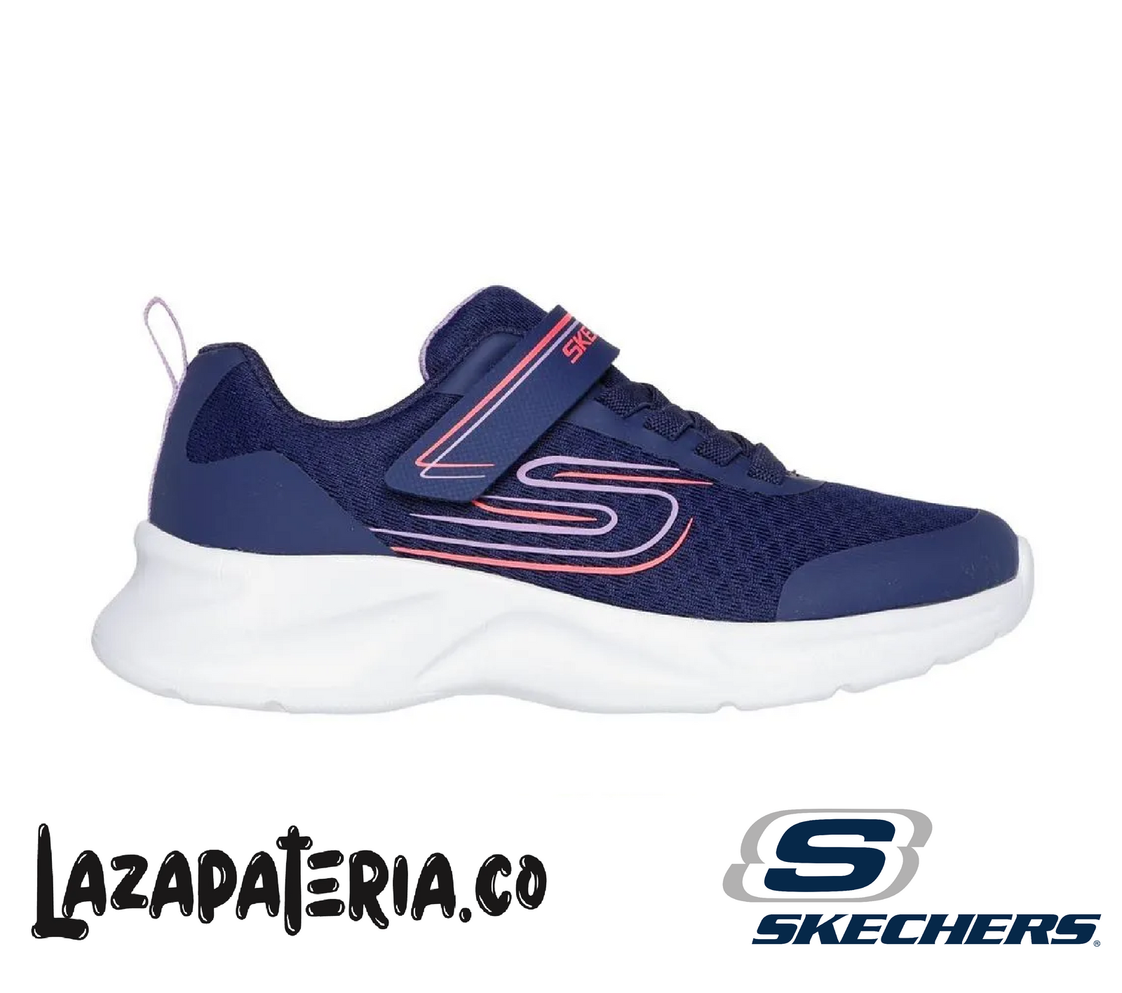 SKECHERS NIÑA DYNAMATIC AZUL NAVY C30P3577LNVLV